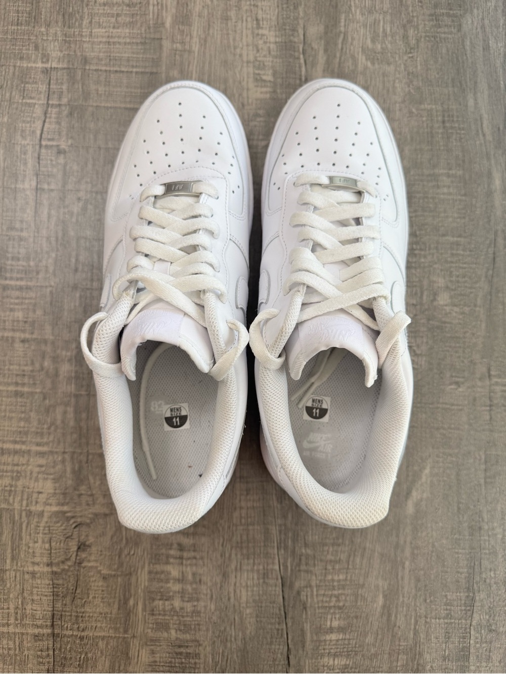 Nike air force worn one